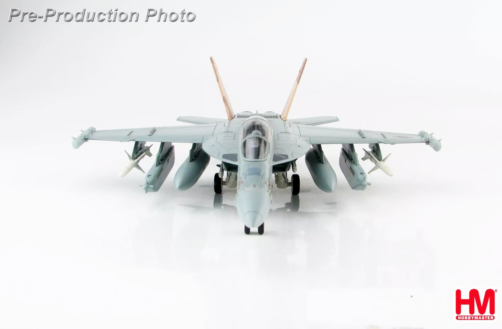 HA5151美國海軍EA-18G Growler 咆哮者VAQ-132毒蠍子中隊模型1/72成品HM