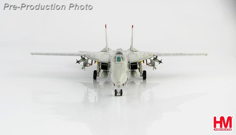 HA5224美軍F-14A雄貓戰鬥機VF-1狼群中隊Mi-8殺手合金模型