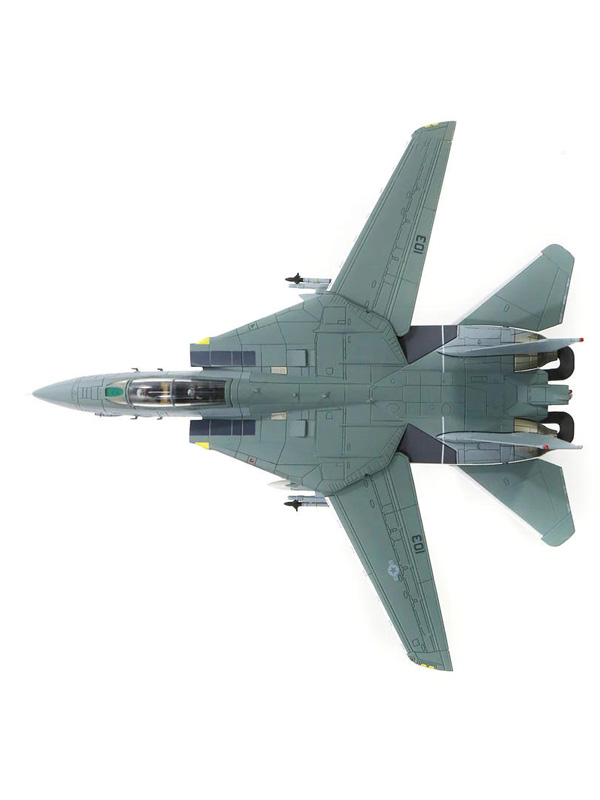 HA5218 F-14A雄貓美國海軍VF-41黑王牌”搭載企業號航空母艦最後航行模型