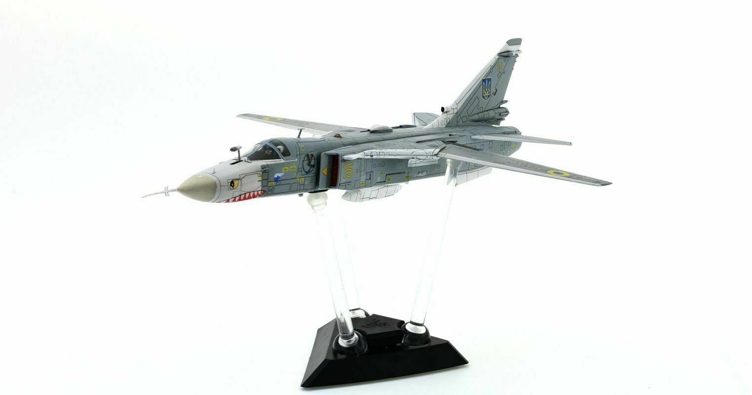 CA722402烏克蘭Su-24M鯊魚嘴Yellow 15合金成品1/72模型
