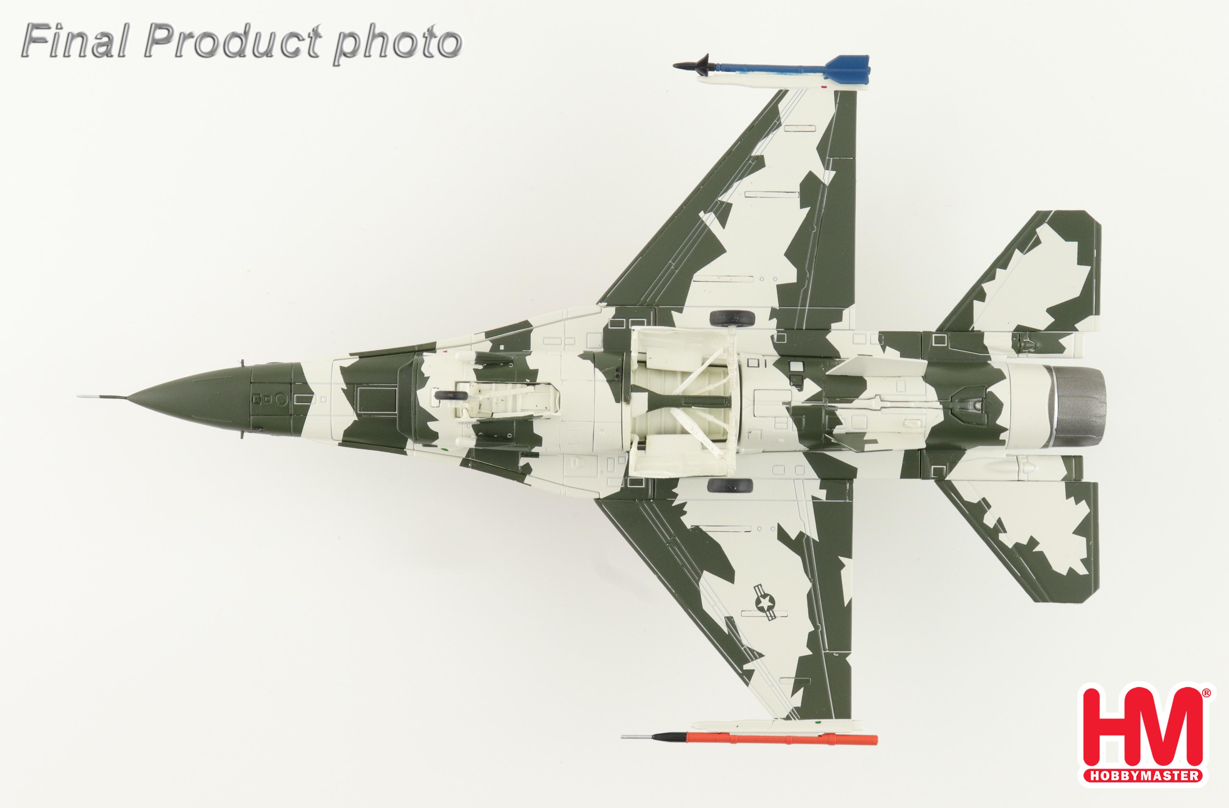 HA38063美國海軍武器學校F-16N假想敵中隊TOP GUN彩繪機合金成品1/72模型
