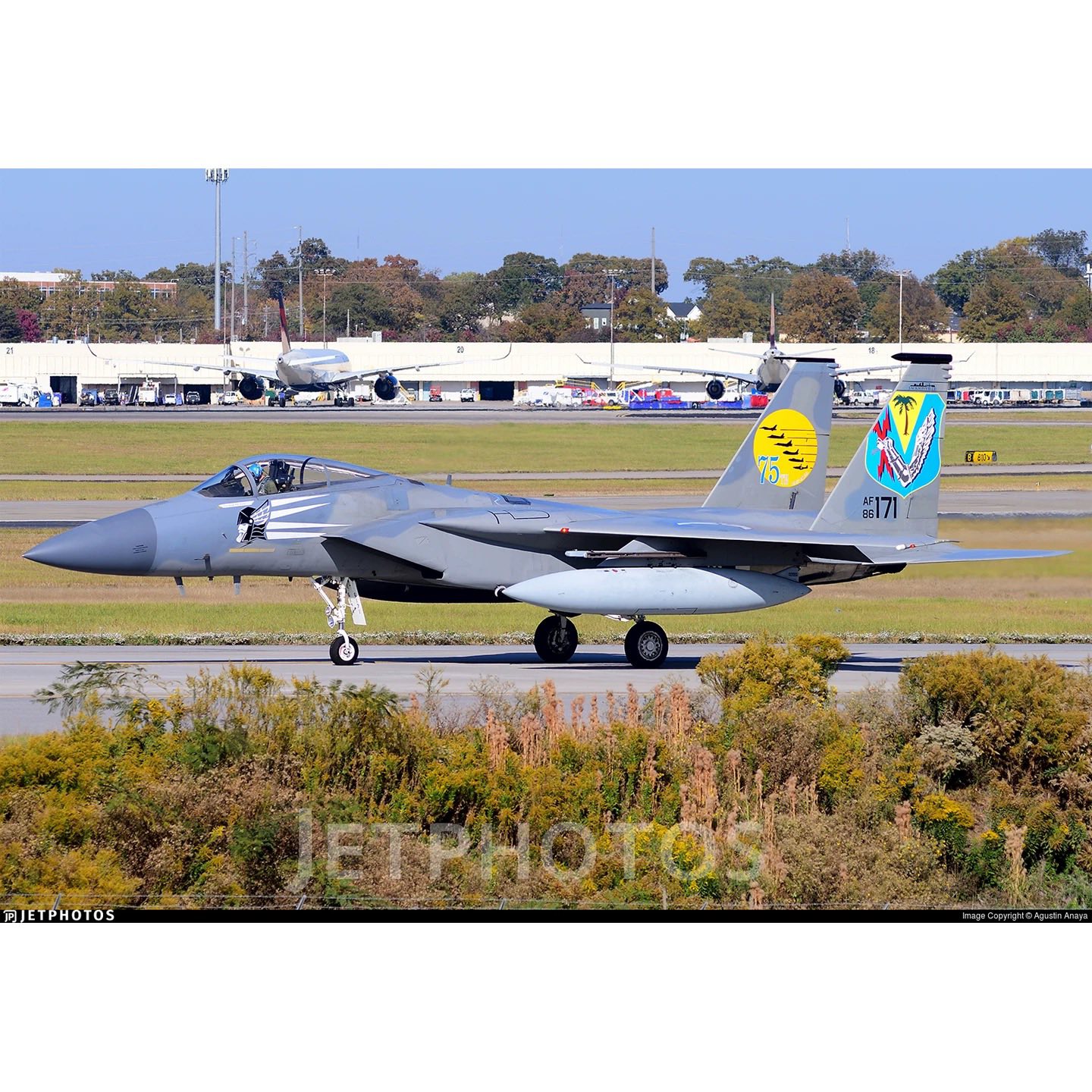 HA4578美國 F-15C佛羅里達國民警衛隊7週年紀念版