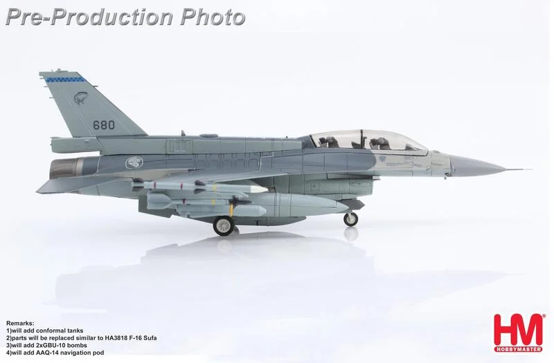 HA38027新加坡F-16D Pitch Back 2022 #680模型