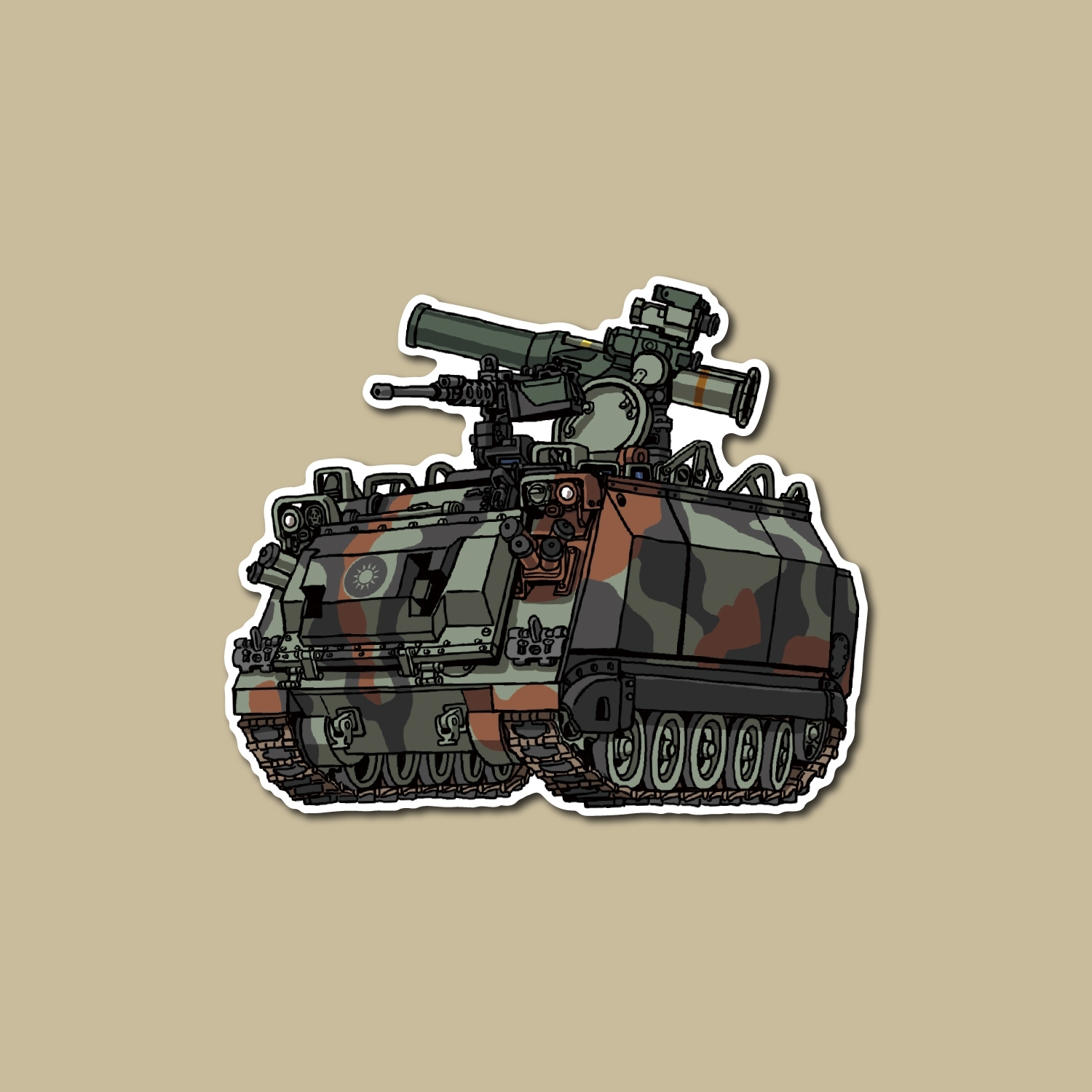 陸軍CM25拖式飛彈裝甲車