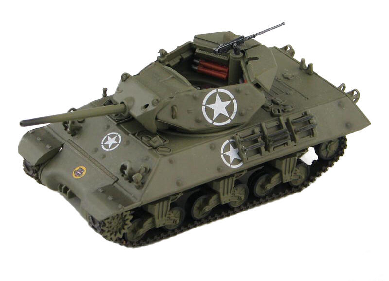 HG3424 美軍M10狼獾反坦克殲擊車Tank Destroyer第601營坦克模型