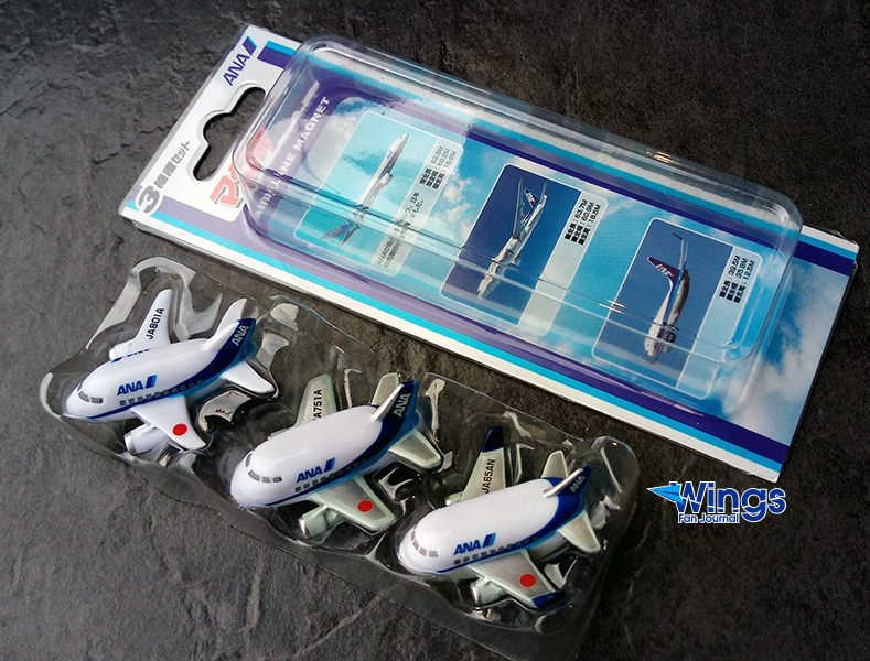 MZ605全日空ANA航空客機磁鐵3入套組