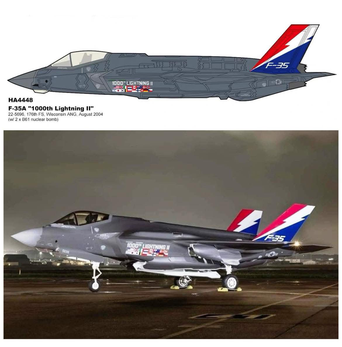 HA4448美國空軍F-35A