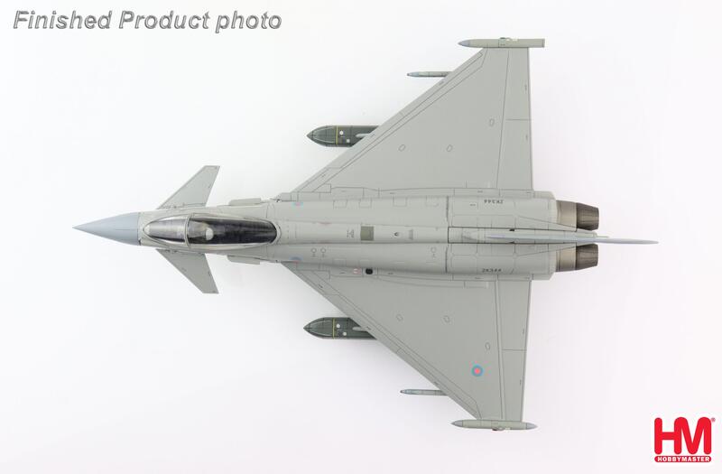 HA6615英國皇家空軍EF2000 ZK344（風暴陰影巡弋飛彈)合金成品模型
