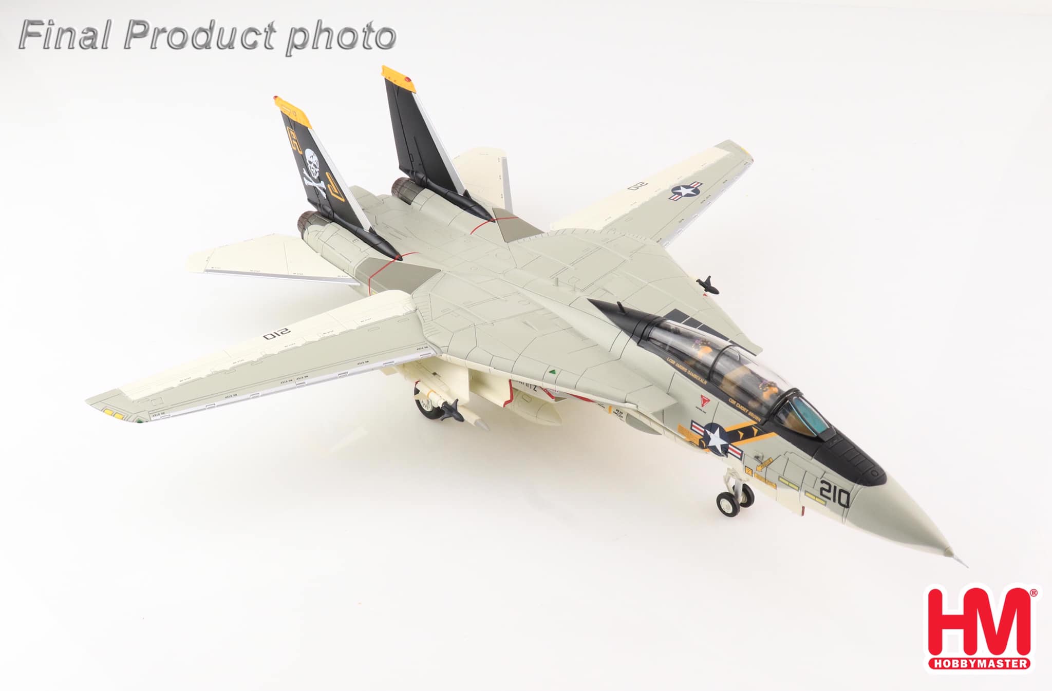 HA5240美軍VF-84海盜旗F-14A Tomcat雄貓60391/AJ210,模型