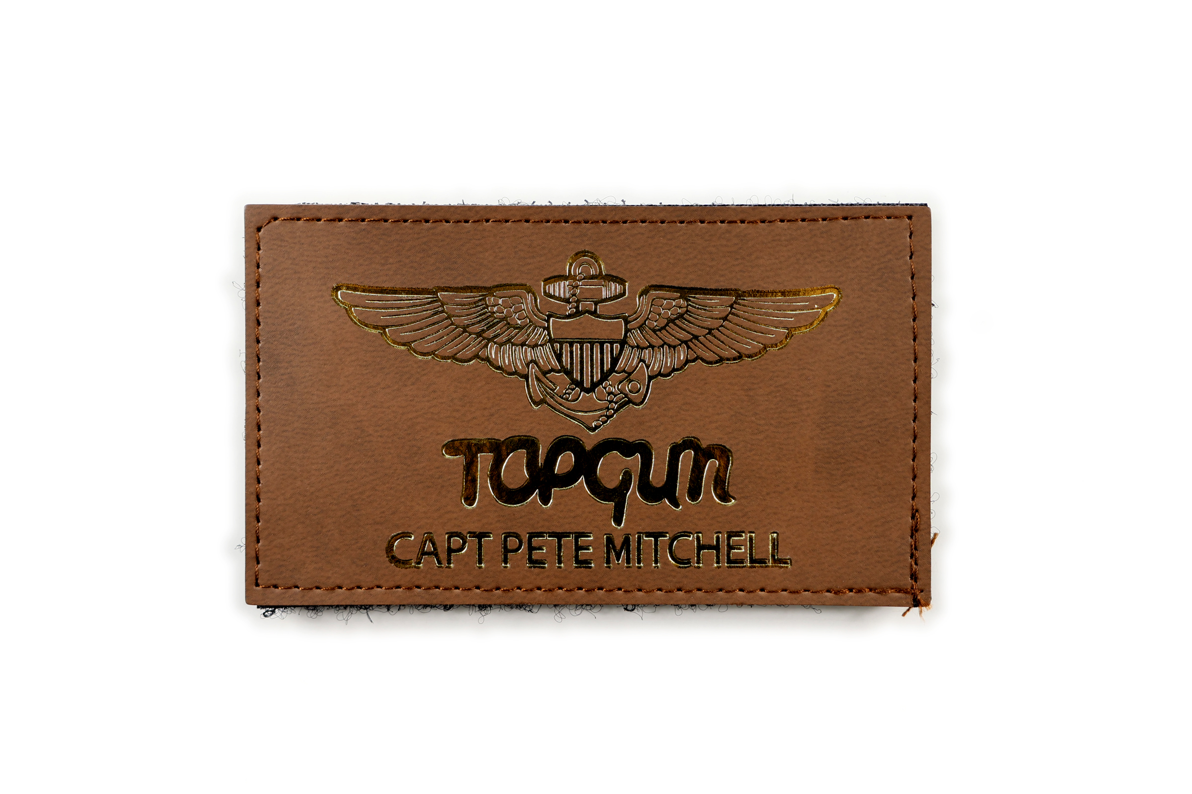 PTG0034捍衛戰士TOPGUN CAPT PETE MITCHELL皮革名牌