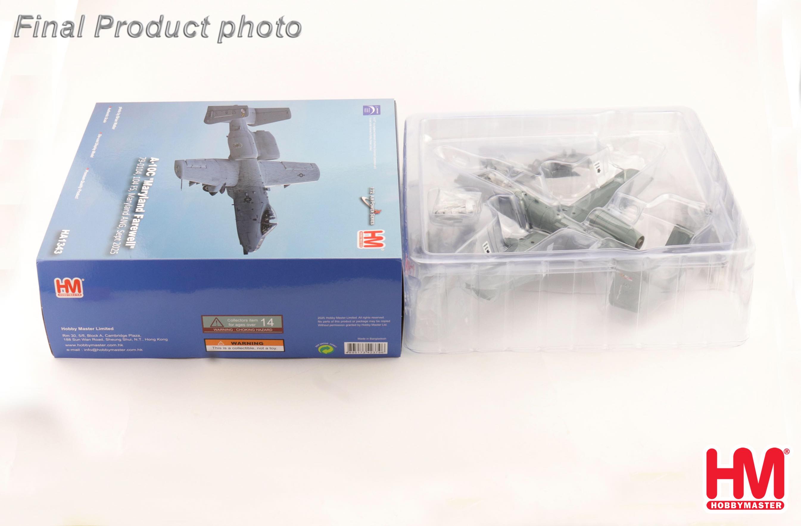 HA1343美國空軍A-10C攻擊機104中隊