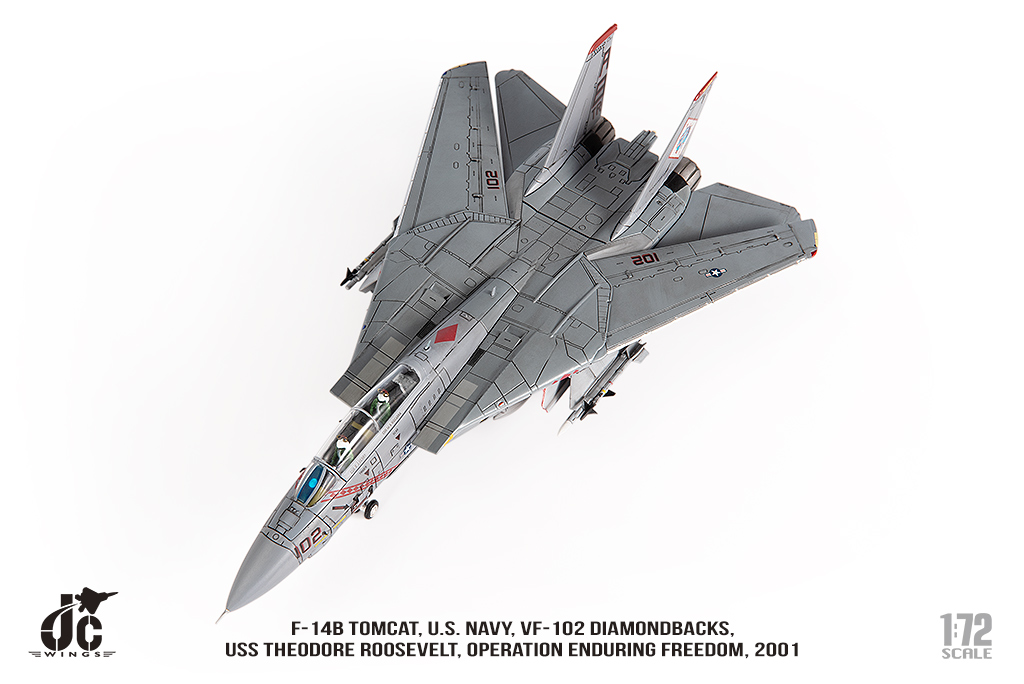 美國海軍F-14B雄貓式戰機VF-102中隊 JCW-72-F14-024