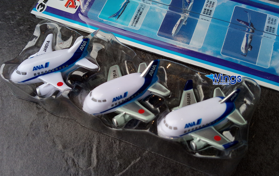 MZ605全日空ANA航空客機磁鐵3入套組