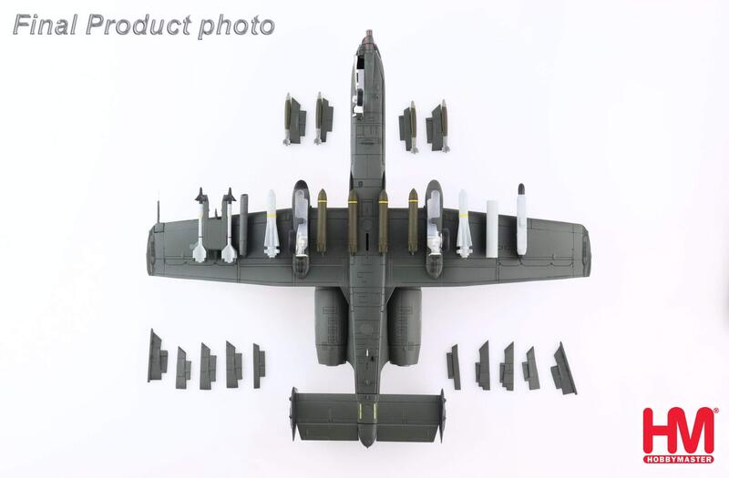 HA1332 A-10C攻擊機 黑蛇彩繪美印州航空國民兵成軍百年紀念模型