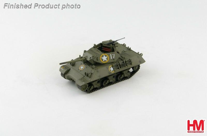 HG3423 美軍M10狼獾反坦克殲擊車Tank Destroyer,1943坦克模型