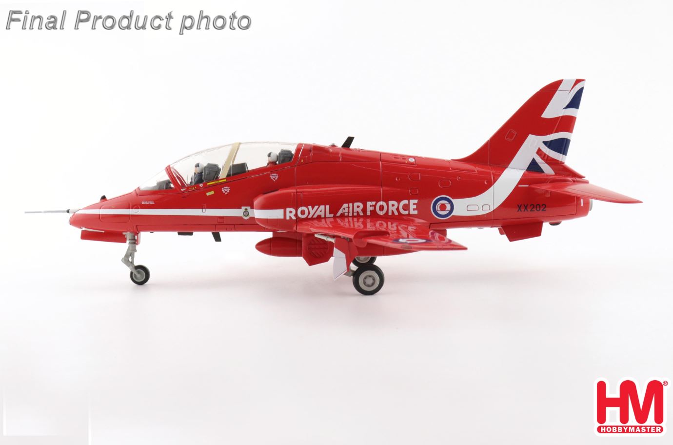 HU1004英國紅箭飛行表演隊Hawk T.1A XX202