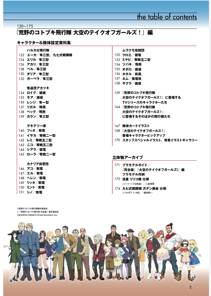 《曠野中的壽中隊》設定素材及模型製作指南