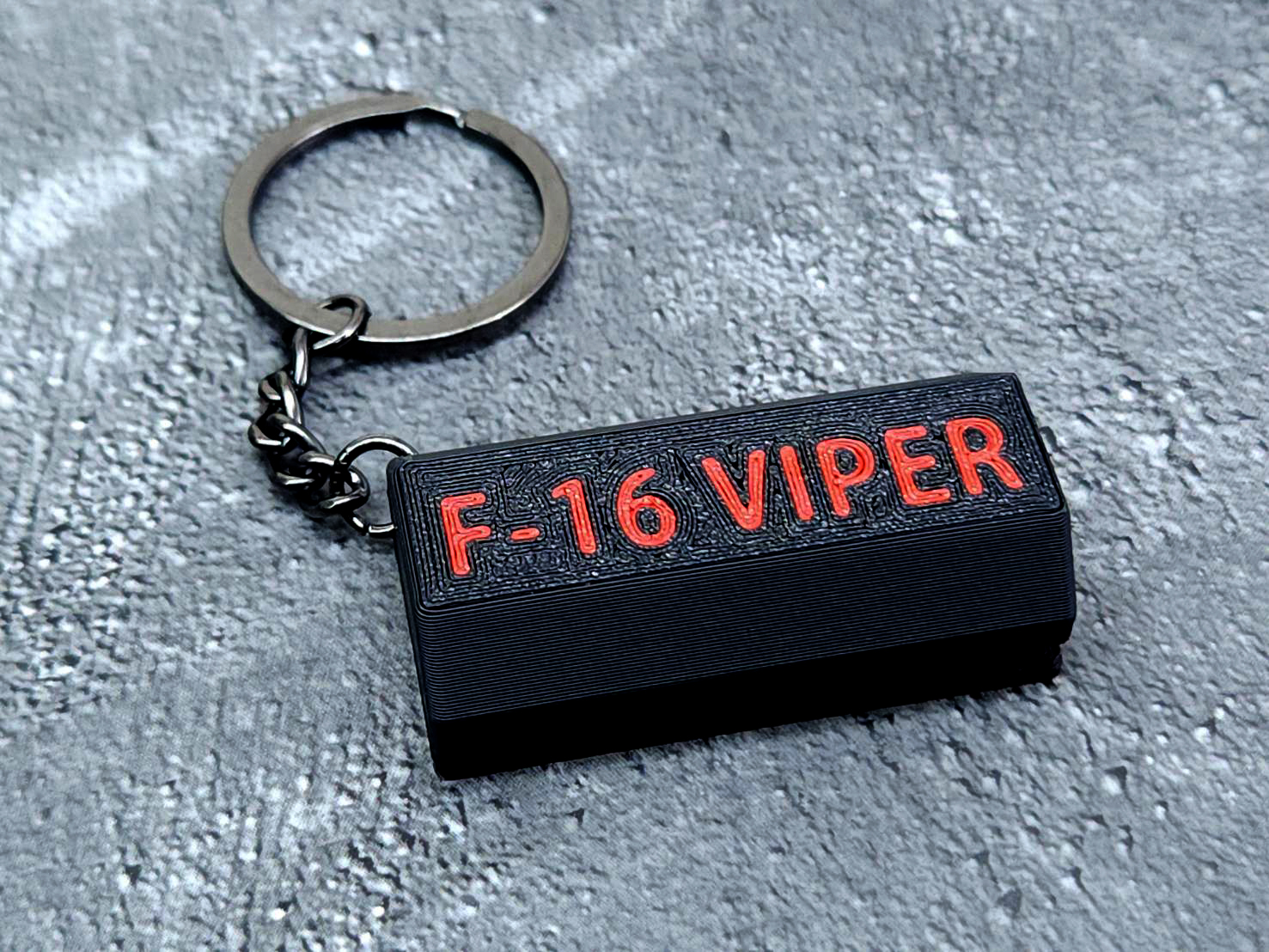 K0087 F-16輪檔3D列印鑰匙圈