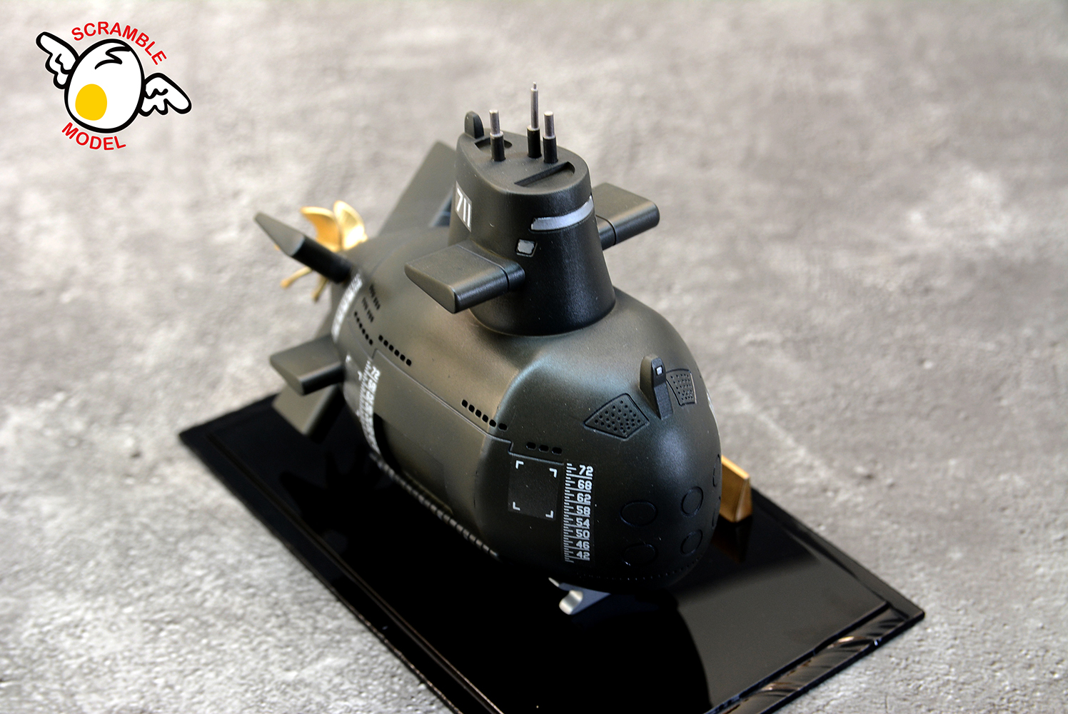 海軍SS-711海鯤潛艦Q版樹脂模型材料包