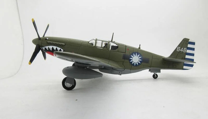 HA8510 國軍P-51C野馬Mustang 32Sq模型1/48成品