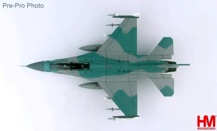 HA3862 F-16B TS-1601 TNI-AU 印尼空軍合金模型