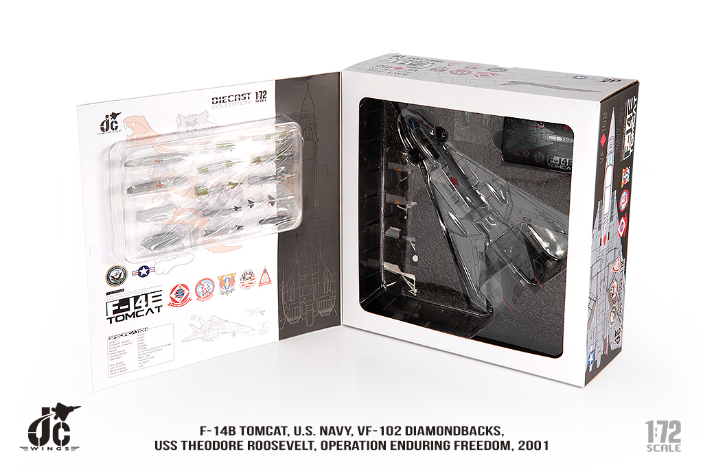 美國海軍F-14B雄貓式戰機VF-102中隊 JCW-72-F14-024