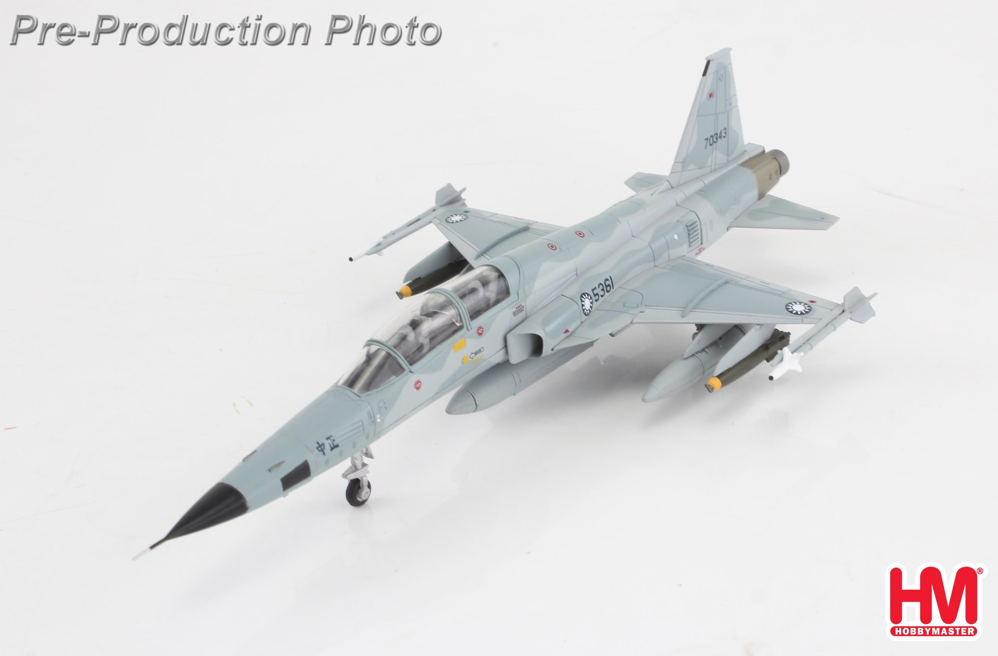 HA3381空軍F-5F黃植誠叛逃機 合金成品模型1/72成品HM