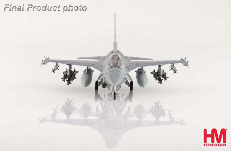 HA38057空軍F-16V第22隊GBU-12鋪路者II炸彈*送登機梯1/72合金成品模型HM