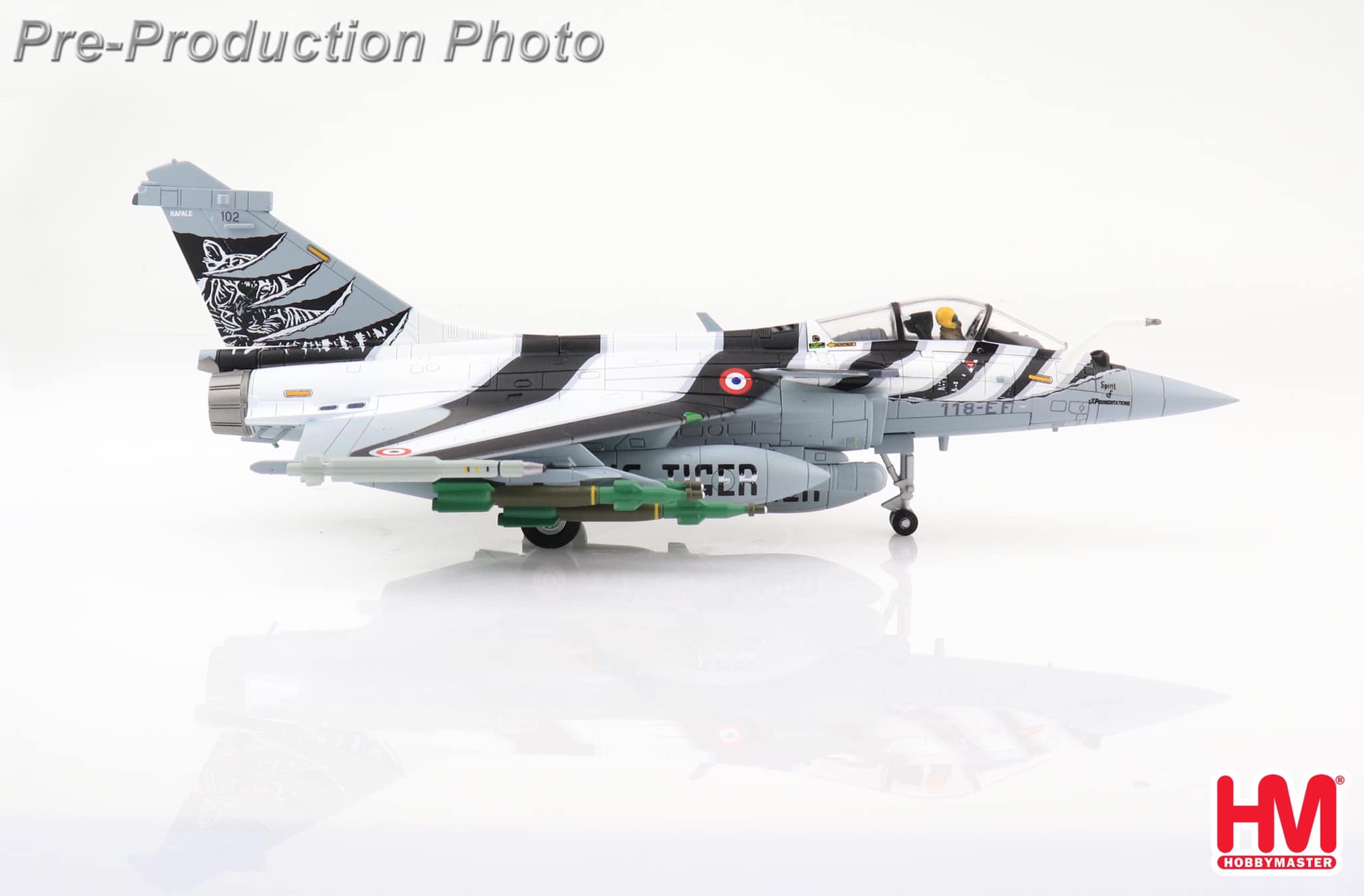 HA9601法國空軍Rafale C飆風戰機北約老虎會2012彩繪模型
