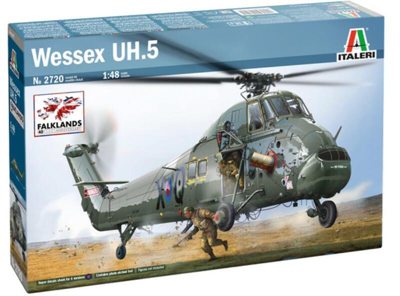 2720英國威塞克斯Wessex UH.5 福克蘭戰爭1/48模型2720(含蝕刻片)