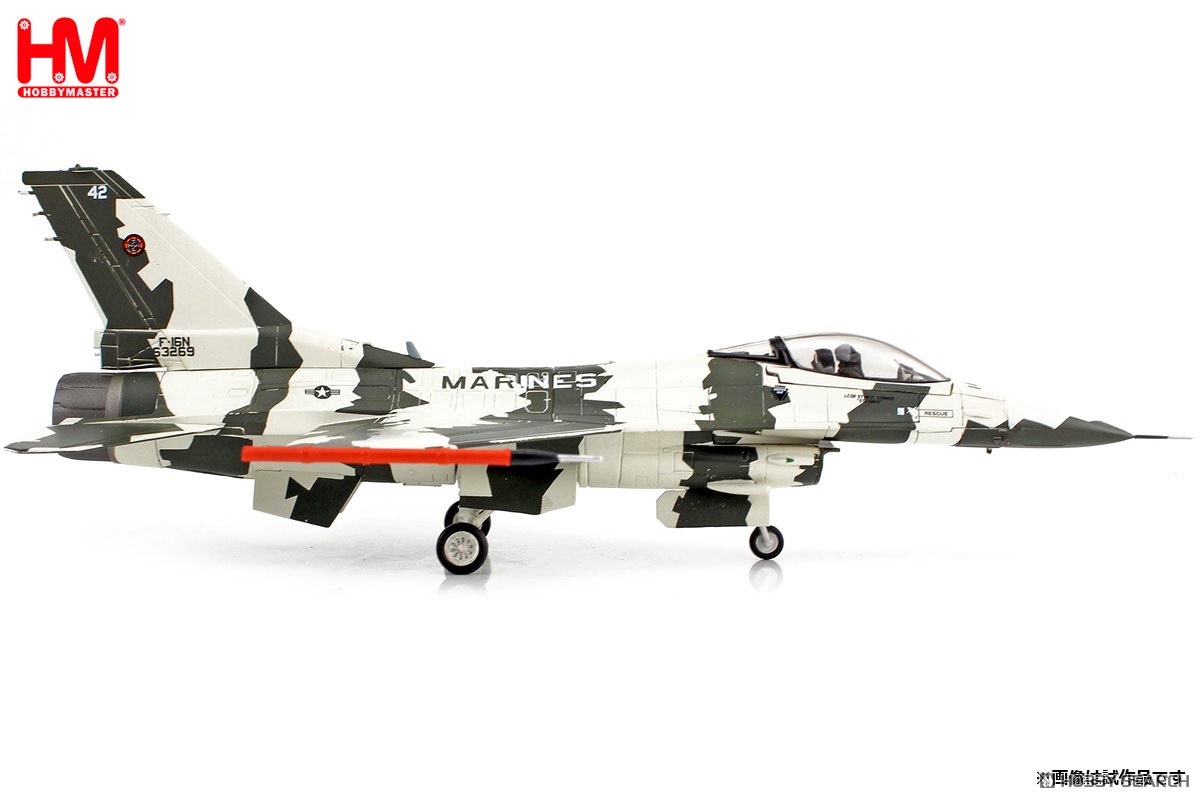 HA38063美國海軍武器學校F-16N假想敵中隊TOP GUN彩繪機合金成品1/72模型