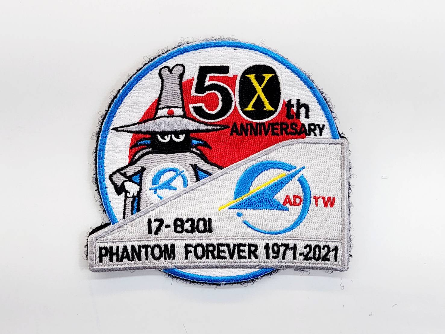 PJ0013 日本岐阜基地F-4幽靈50周年紀念臂章(有魔鬼氈)