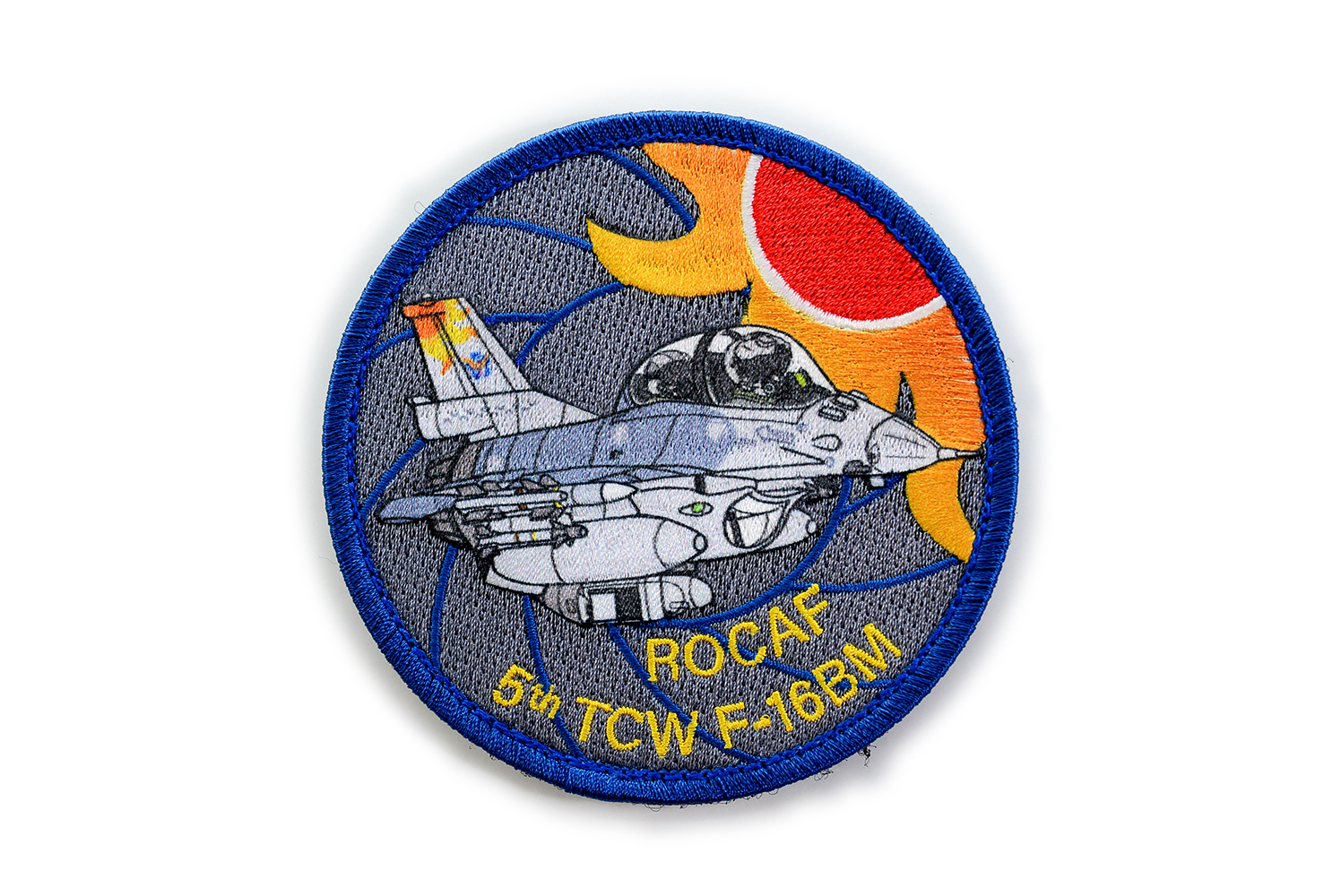 P0153空軍RF-12BM太陽神臂章Mr.dom系列(有魔鬼氈)