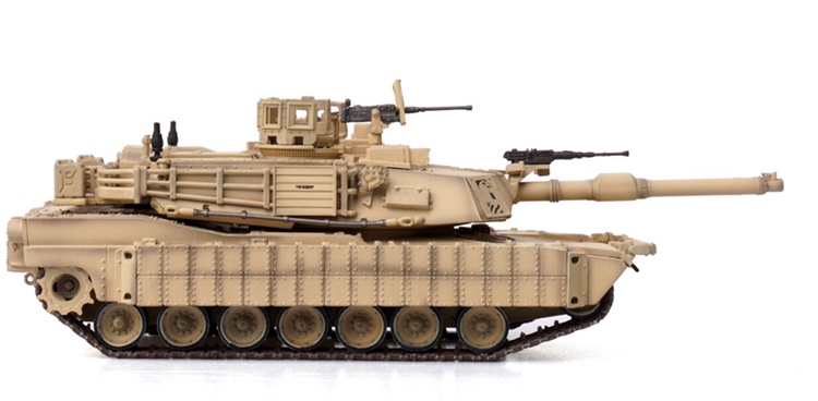 美國M1A2 Abrams TUSK I艾布蘭坦克(沙漠色) 12209PB