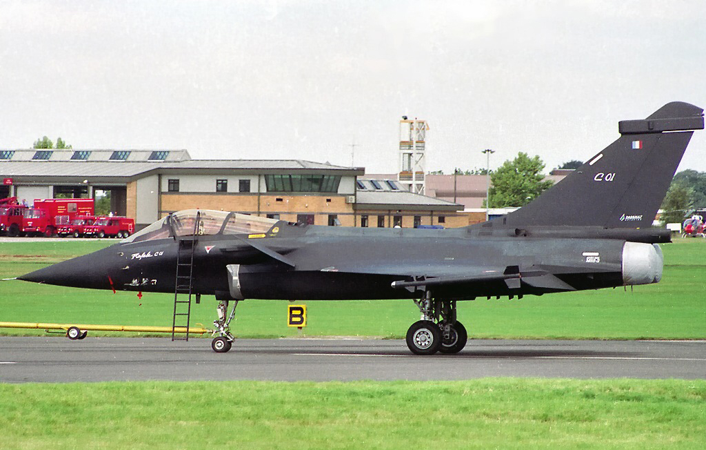 HA9607法國空軍Rafale C01飆風戰機1992 法因堡航展模型